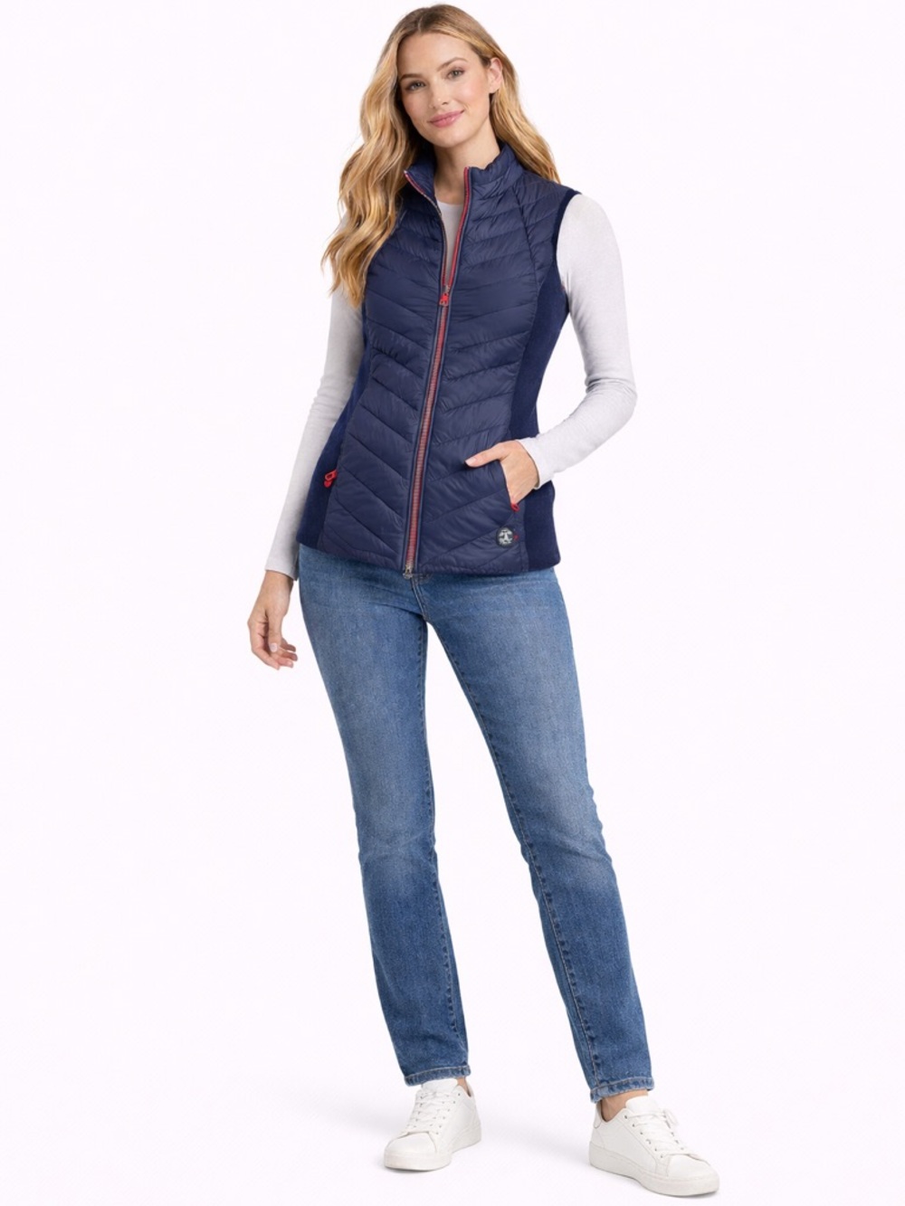 Barbour Navy Quilted Women's Vest